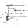 Смеситель для раковины Jacob Delafon Grand Boulevards E77958-4AND-CP
