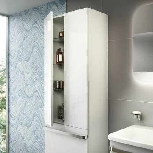 Шкаф пенал Ideal Standard Tonic II 60 R4316WG подвесной цвет Lacquered White Glossy (Белый лак глянцевый)