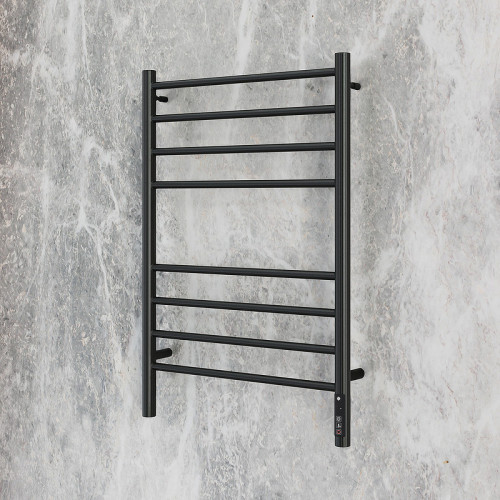 Электрический полотенцесушитель Terminus Аврора П8 500х800 КС 9005 4670078527493 Черный матовый нержавеющая сталь