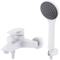Смеситель для ванны Royce Pro RCM-120503WH Белый матовый латунь на стену однорычажный