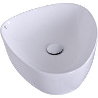 Раковина-чаша Orange 50 B07-500W Белая глянцевая фарфор накладная