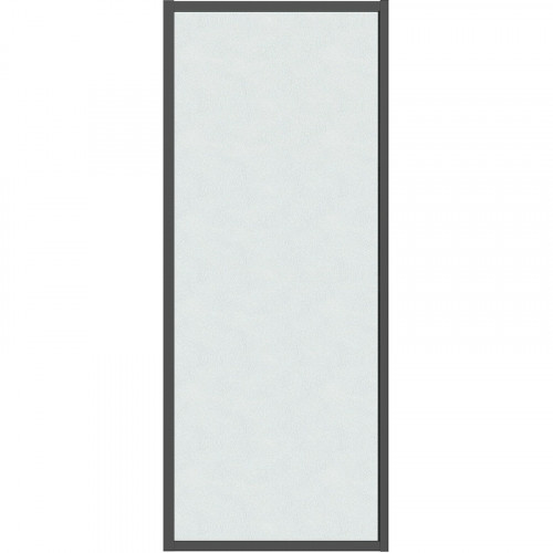 Душевая стенка Grossman Style 90 200.K33.05.90.21.02 профиль Черный матовый стекло шиншилла