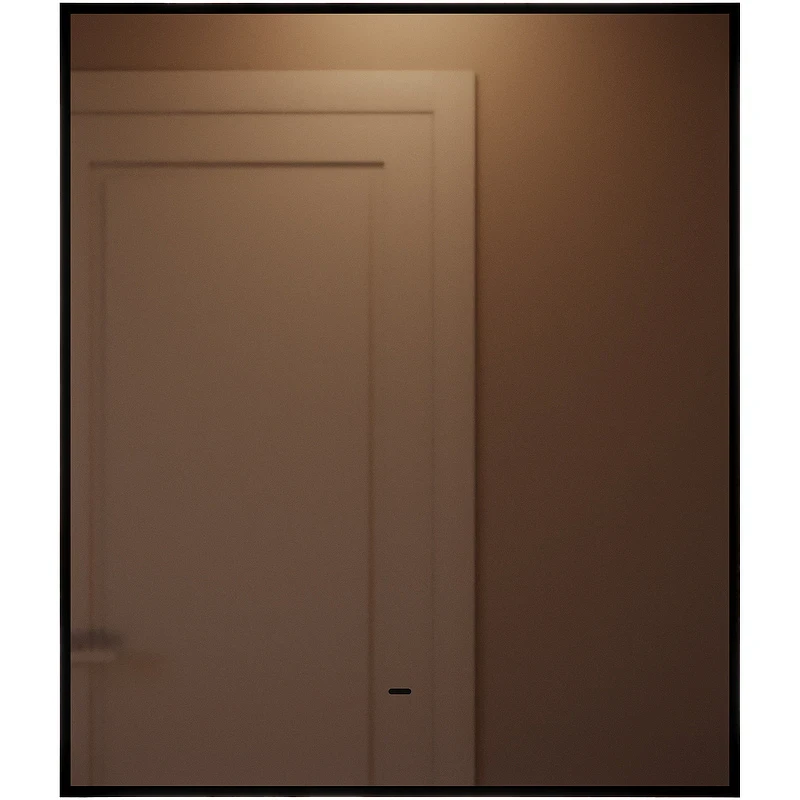 Зеркало Silver Mirrors Spell Black 60 LED-00002972 с подсветкой Черное с бесконтактным выключателем стекло