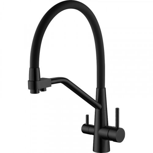 Смеситель для кухни Splenka S71.62.06 Черный матовый латунь