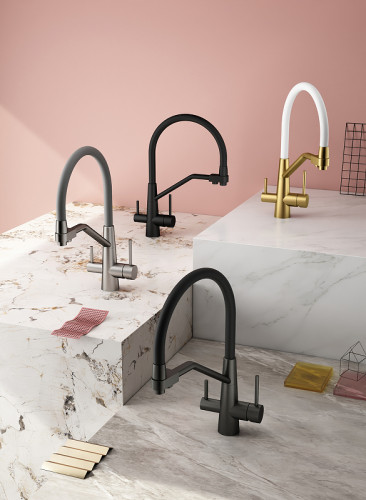 Смеситель для кухни Splenka S71.62.06 Черный матовый латунь