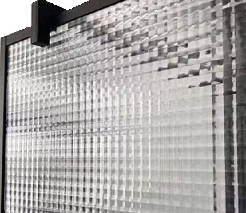 Душевой уголок Ceruttispa 90x90 C3AWD профиль Белый стекло рифленое