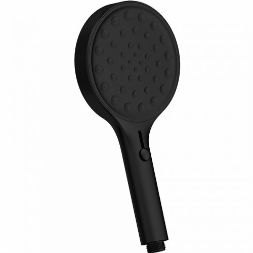 Комплект верхнего и ручного душа Vincea Inspire VSHH-3I2AHMB Черный матовый латунь на стену