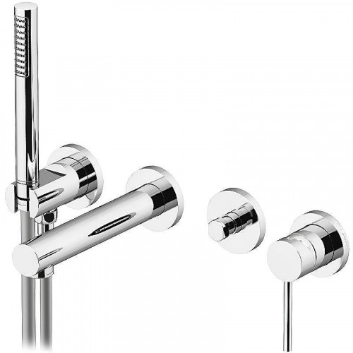 Смеситель для ванны Gattoni Circle One 9005/90C0 Хром