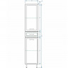 Шкаф пенал Stella Polar Концепт 36 SP-00000145 Белый