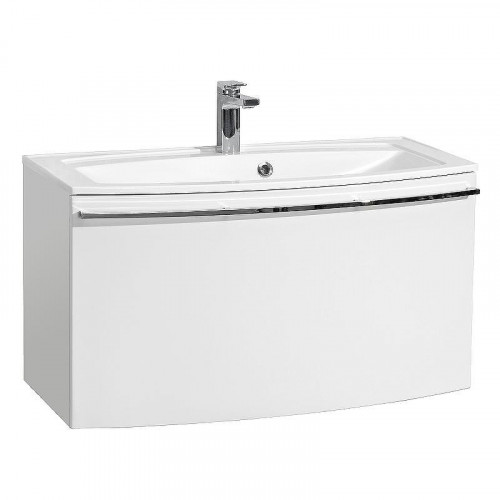 Тумба под раковину Aquaton Севилья 95 1A126401SEG30 белый жемчуг металлик