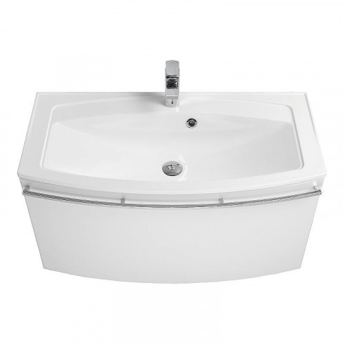 Тумба под раковину Aquaton Севилья 95 1A126401SEG30 белый жемчуг металлик