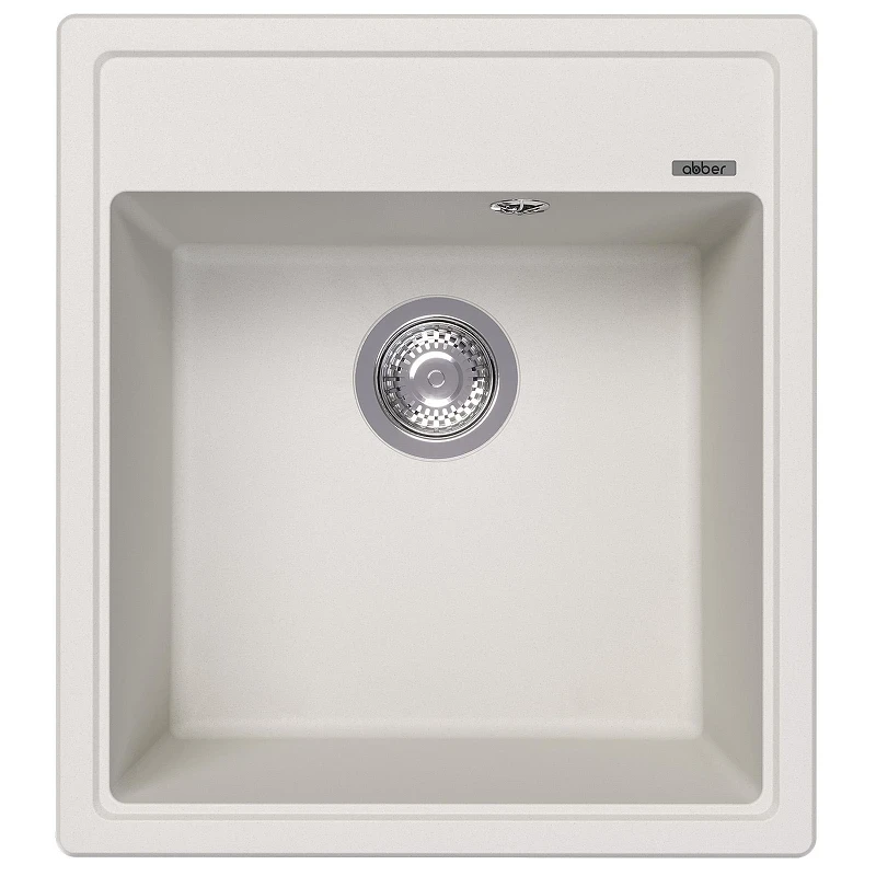 Кухонная мойка Abber Quarz 46 AQ2901W цвет Белый