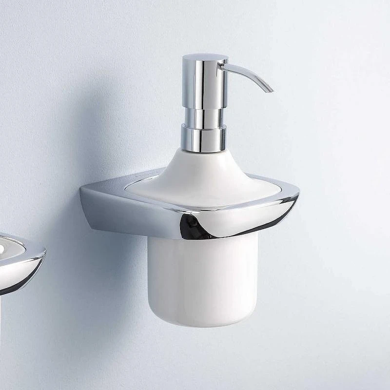 Дозатор для жидкого мыла Kludi Ambienta 5397605 Белый Хром