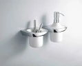 Дозатор для жидкого мыла Kludi Ambienta 5397605 Белый Хром