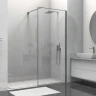 Душевая перегородка Vincea Walk-In 100 VSW-1HS100CLGM профиль Вороненая сталь стекло прозрачное