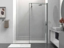 Душевая перегородка Vincea Walk-In 100 VSW-1HS100CLGM профиль Вороненая сталь стекло прозрачное