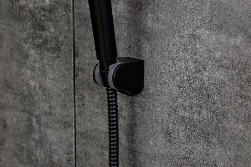 Держатель ручного душа Orange O-Shower OWB-A-B Черный матовый
