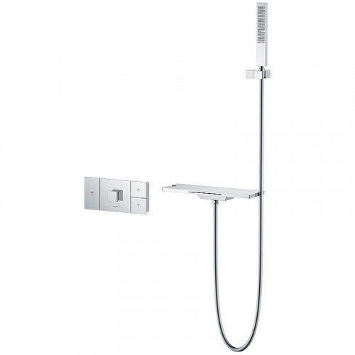 Смеситель для ванны Vincea Futura VSFW-2F110TCH с термостатом Хром латунь встраиваемый