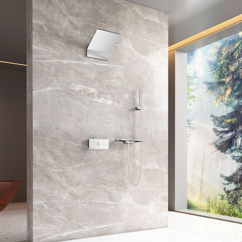 Смеситель для ванны Vincea Futura VSFW-2F110TCH с термостатом Хром латунь встраиваемый