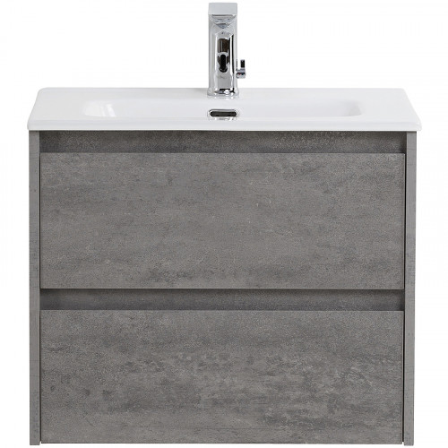 Тумба под раковину BelBagno Kraft 39 50 KRAFT 39-500/390-2C-SO-CG подвесная Cemento Grigio МДФ / ЛДСП