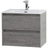 Тумба под раковину BelBagno Kraft 39 50 KRAFT 39-500/390-2C-SO-CG подвесная Cemento Grigio МДФ / ЛДСП