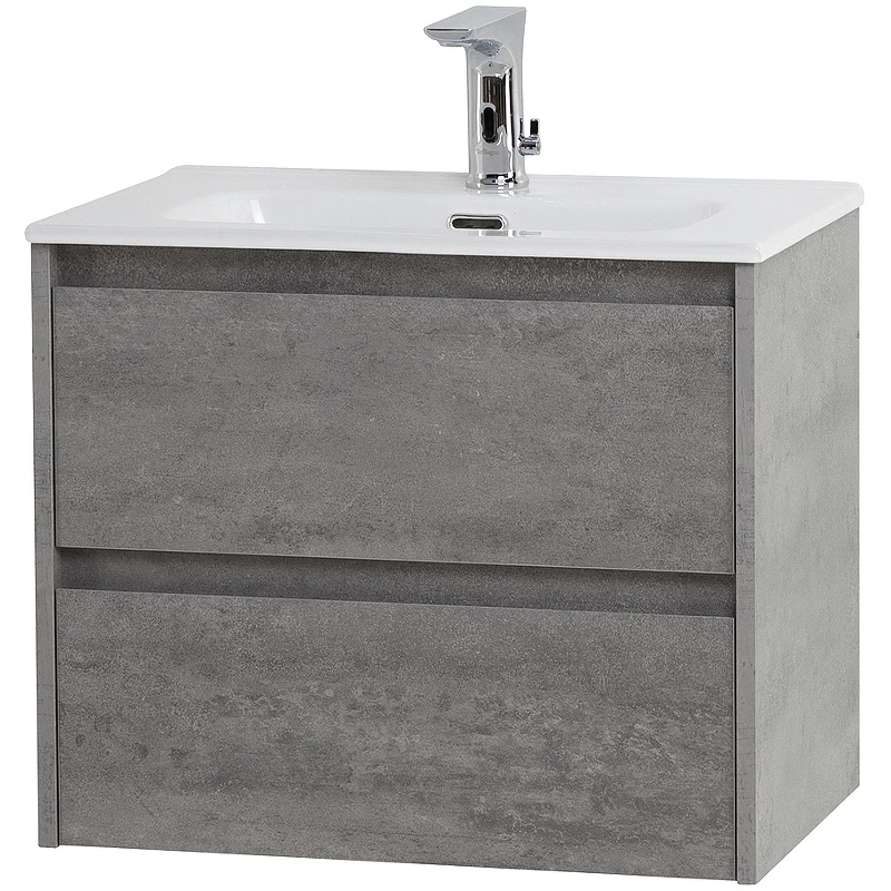 Тумба под раковину BelBagno Kraft 39 50 KRAFT 39-500/390-2C-SO-CG подвесная Cemento Grigio МДФ / ЛДСП