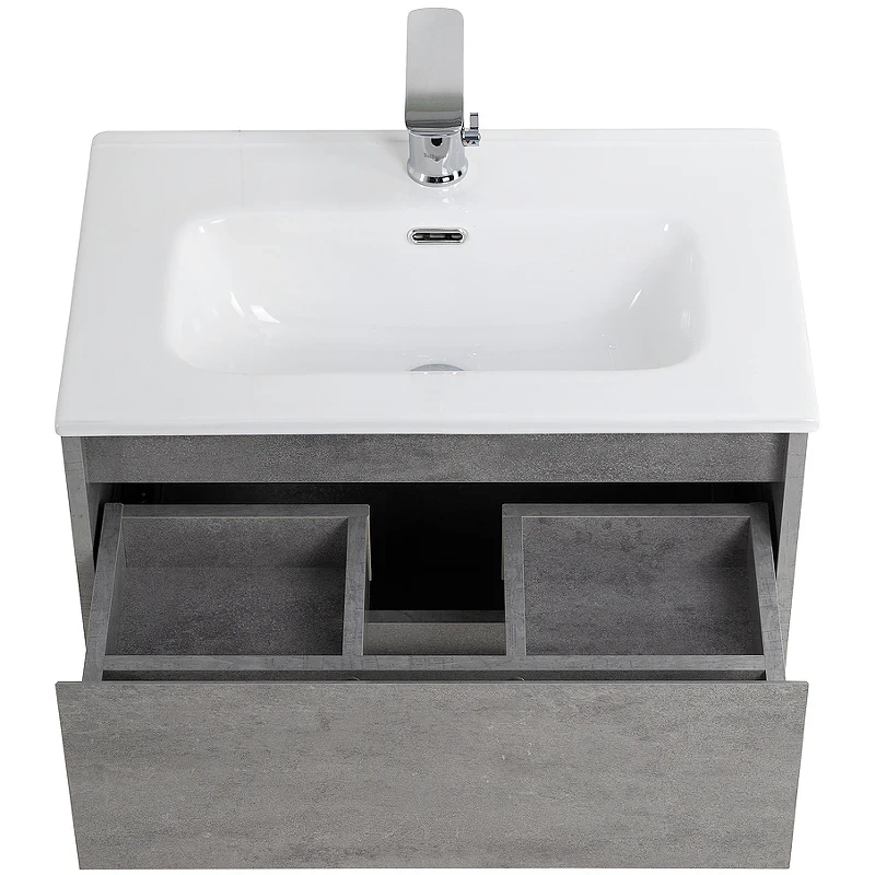 Тумба под раковину BelBagno Kraft 39 50 KRAFT 39-500/390-2C-SO-CG подвесная Cemento Grigio МДФ / ЛДСП