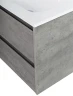 Тумба под раковину BelBagno Kraft 39 50 KRAFT 39-500/390-2C-SO-CG подвесная Cemento Grigio МДФ / ЛДСП
