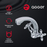 Смеситель для раковины Agger Retro  A1901100 Хром