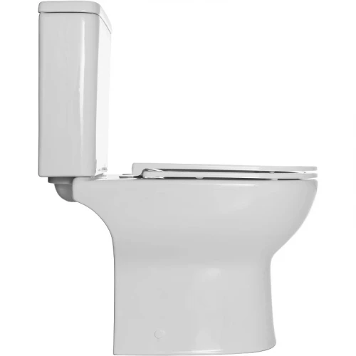 Унитаз компакт Aquanet Ray-C 326011 без бачка с сиденьем Микролифт фарфор напольный