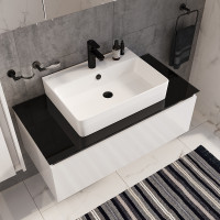Смеситель для раковины Vitra Flow Soft A4300936EXP Черный матовый