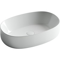 Раковина-чаша Ceramicanova Element 54 CN5023 Белая фарфор накладная