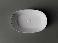 Раковина-чаша Ceramicanova Element 54 CN5023 Белая фарфор накладная