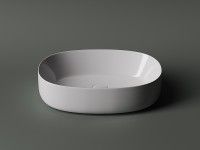 Раковина-чаша Ceramicanova Element 54 CN5023 Белая фарфор накладная