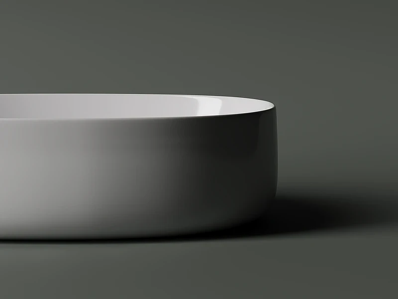 Раковина-чаша Ceramicanova Element 54 CN5023 Белая фарфор накладная