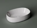 Раковина-чаша Ceramicanova Element 54 CN5023 Белая фарфор накладная
