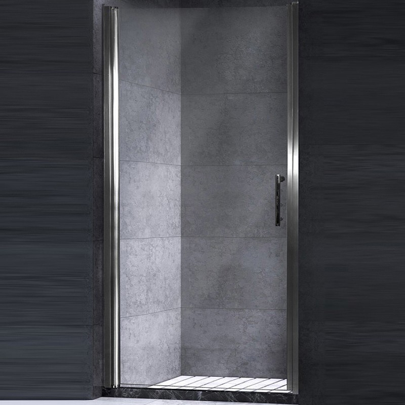 Душевая дверь Esbano ES-80LD 80 L ESDN80LDL профиль Хром стекло прозрачное