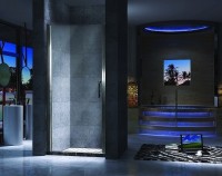 Душевая дверь Esbano ES-80LD 80 L ESDN80LDL профиль Хром стекло прозрачное
