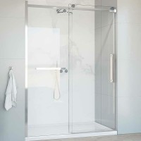 Душевая дверь Vincea Como Soft 140 VDS-1CS140CL профиль Хром стекло прозрачное