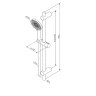Душевой гарнитур AM.PM X-Joy F0185A022 цвет Черный