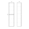 Шкаф пенал Comforty Валдай 35 00-00020835 подвесной Шкаф-колонна