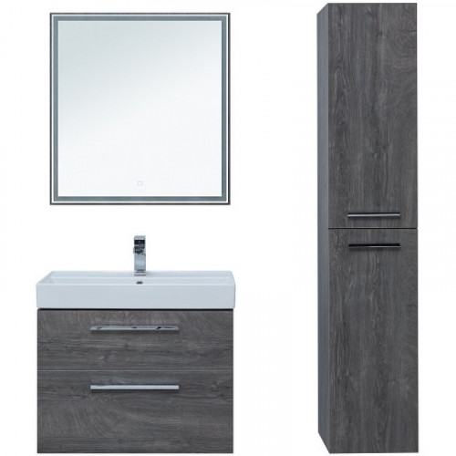 Тумба под раковину Aquanet Nova 75 242260 подвесная Дуб рошелье МДФ / ЛДСП