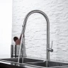 Смеситель для кухни Allen Brau Sprungfeder 5.60002-SS Брашированная сталь латунь