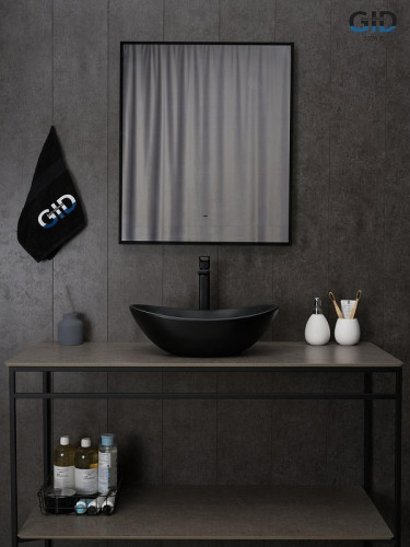 Раковина-чаша Gid Lago 48 Bm9133 53352 цвет Черный матовый