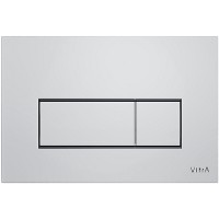 Инсталляция Vitra Core 800-1875 для унитаза с клавишей смыва Хром глянцевый нержавеющая сталь