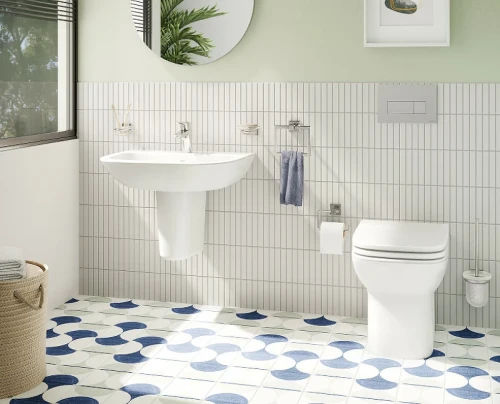 Инсталляция Vitra Core 800-1875 для унитаза с клавишей смыва Хром глянцевый нержавеющая сталь