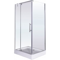 Душевой уголок Esbano ESR-8180 120x80 ESUGR8180 профиль Хром стекло прозрачное