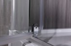 Душевой уголок Esbano ESR-8180 120x80 ESUGR8180 профиль Хром стекло прозрачное