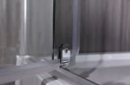 Душевой уголок Esbano ESR-8180 120x80 ESUGR8180 профиль Хром стекло прозрачное
