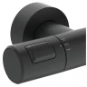 Душевая система Ideal Standard Ceratherm T25 BC748XG с термостатом Черная матовая латунь на стену